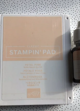 Stampin’ Up! Inkpad met Refil Petal Pink, merk: Stampin' Up!, staat: Nieuw met prijskaartje, € 10,00, € 11,20 inclusief Kopersbescherming