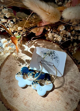 Grandes fleurs nuit étoilée, merk: Fait Main, staat: Nieuw met prijskaartje, € 12,00, € 13,30 inclusief Kopersbescherming