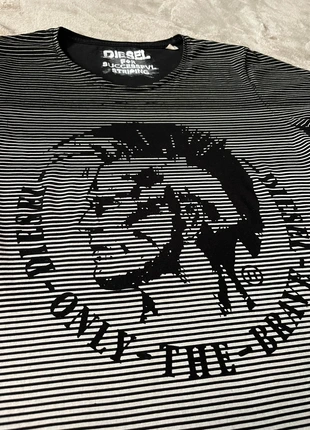Tee Shirt Diesel Only the Brave Mohawk tête d’indien iroquois à rayures Homme Taille S, marca: Diesel, estado: Muito bom, tamanho: S, €15.00, €16.45 inclui Proteção do Comprador