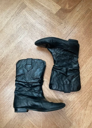 Vintage laarzen leer, merk: Vintage Dressing, staat: Goed, maat: 38, € 35,00, € 37,45 inclusief Kopersbescherming