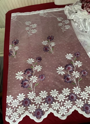 3meters floral net curtains ready to hang not hammed edges curtain 48”(122cm)drop length, condition: New without tags, size: Up to 149 cm, £8.00, £9.10 includes Buyer Protection