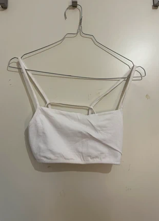 Top intrecciato Subdued M white, trendy & super chic, marque: Subdued, état: Neuf sans étiquette, taille: M / 38 / 10, 2,50 €, 3,33 € Protection acheteurs incluse