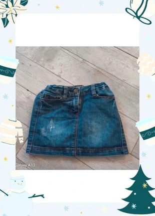 Jupe en jeans bleu foncé tao fille 4 ans idéal pour la rentrée scolaire, brand: TAO, condizioni: Ottime, taglia: 4 anni / 104 cm, €2.00, €2.80 include la Protezione acquisti