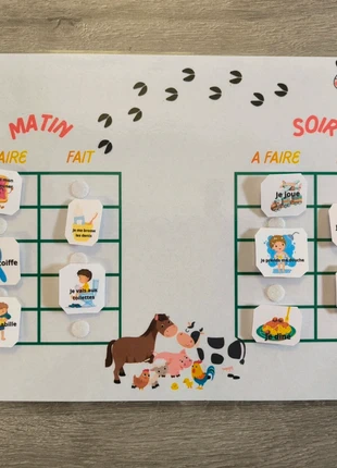 Tableau de routine, brand: Fait Main, condition: New without tags, size: 24-36 months / 92 cm, €6.50, €7.53 includes Buyer Protection Pro