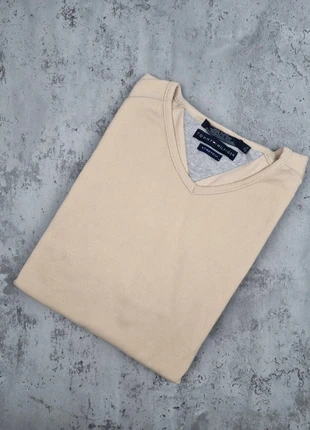 Pull col V manches courtes Tommy Hilfiger beige – Taille XL Homme, marke: Tommy Hilfiger, zustand: Sehr gut, größe: XL, 15,00 €, 16,45 € beinhaltet Vinted-Käuferschutz Pro