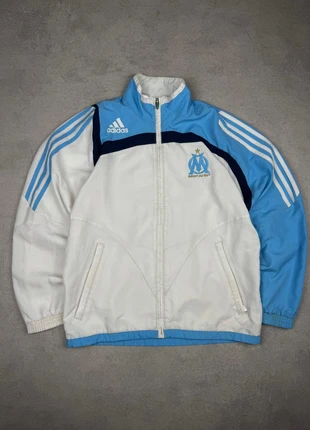 Veste Adidas OM Olympique de Marseille 2007/08 Vintage Blanc Bleu - L, brand: adidas, condition: Very good, size: L, €55.00, €58.45 includes Buyer Protection