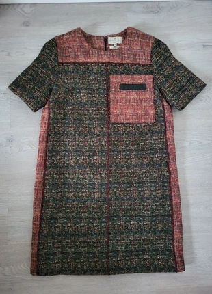 Robe droite, Essentiel Antwerp, multicolore, Taille 38, marca: Essentiel Antwerp, estado: Muito bom, tamanho: M / 38 / 10, €28.00, €30.10 inclui Proteção do Comprador