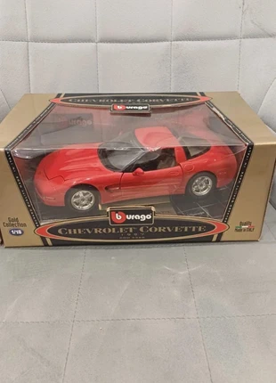 Chevrolet Corvette 1997 – Bburago – 1/18 – Gold Collection – Réf. 3366 – Avec boîte d’origine, marque: Bburago, état: Très bon état, taille: Prématuré, jusqu'à 44cm, 28,00 €, 30,10 € Protection acheteurs incluse