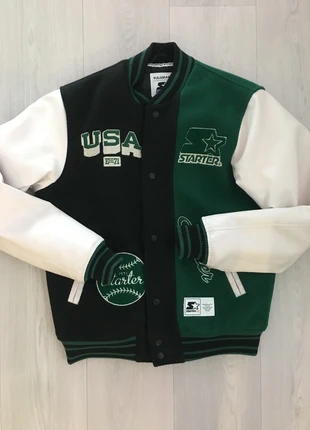 manteau starter USA style Aviateur, marque: Pull & Bear, état: Très bon état, taille: S, 45,00 €, 47,95 € Protection acheteurs incluse