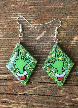 Boucle d'oreille grinch, marke: Fait Main, zustand: Neu, 3,00 €, 3,85 € inklusive Vinted-Käuferschutz