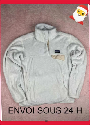 Pull synchilla patagonia blanc, marque: Patagonia, état: Très bon état, taille: S / 36 / 8, 56,00 €, 59,50 € Protection acheteurs incluse