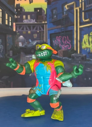 Figurine Sewer Surfer Mike - TMNT - 1990, marca: Teenage Mutant Ninja Turtles, estado: Bom, tamanho: Tamanho único, €14.99, €16.44 inclui Proteção do Comprador Pro