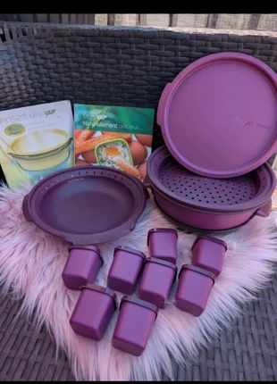 Microvap tupperware+ insert + ramequins + livre + livret, marque: Tupperware, état: Neuf avec étiquette, 30,00 €, 32,20 € Protection acheteurs incluse