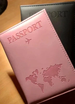 2 Protège-Passeport Rose/Noir Housse Mousse avec fente pour carte, SIM, billets.. NЕUF, staat: Heel goed, € 6,00, € 7,00 inclusief Kopersbescherming Pro