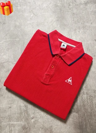 P20 / Polo Le Coq Sportif Homme - Taille S - Rouge, marca: Le Coq Sportif, estado: Muito bom, tamanho: S, €16.90, €18.45 inclui Proteção do Comprador