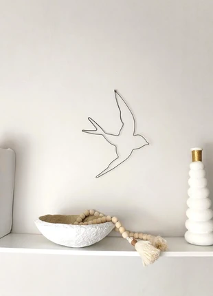 Hirondelle en fil de fer recuit . Décoration d'intérieur ., marque: Au fil d'Anne, état: Neuf avec étiquette, 10,00 €, 11,20 € Protection acheteurs incluse