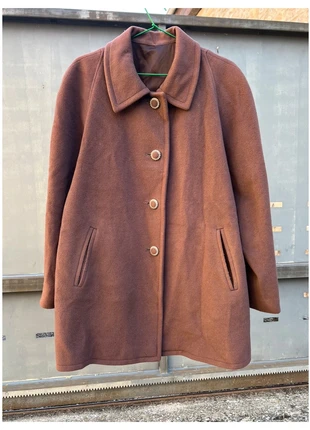Vintage 90% Wool Blend Coat Brown | Classic 50s 60s Swing Oversize Jacket, marque: Vintage Dressing, état: Très bon état, taille: XL / 42 / 14, 28,00 €, 30,10 € Protection acheteurs incluse