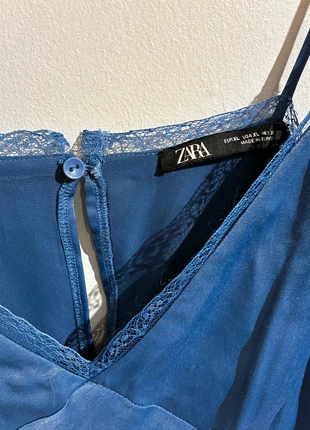 Silky blue Zara dress size XL, brand: Zara, condition: New without tags, size: XL / 14, £10.00, £11.20 includes Buyer Protection