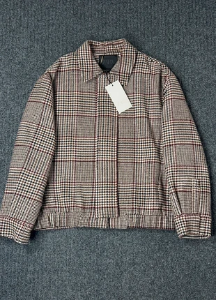 ZARA Oversized Checkered Bomber Autumn Jacket Vintage Brown Beige Y2k Special Edition Size L, brand: Zara, condizioni: Nuovo con cartellino, taglia: L / IT 44 / EU 40, €84.95, €89.90 include la Protezione acquisti