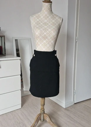 Jupe noire taille haute T38 – chic & élégante – Made in Italy, marke: Made In Italy, zustand: Sehr gut, größe: M / 38 / 10, 9,99 €, 11,19 € inklusive Vinted-Käuferschutz