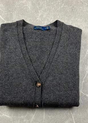 Cardigan gris laine cachemire Polo Ralph Lauren | Wool cashmere buttoned cardigan | Femme M, marke: Polo Ralph Lauren, zustand: Gut, größe: M / 38 / 10, 17,00 €, 18,55 € inklusive Vinted-Käuferschutz