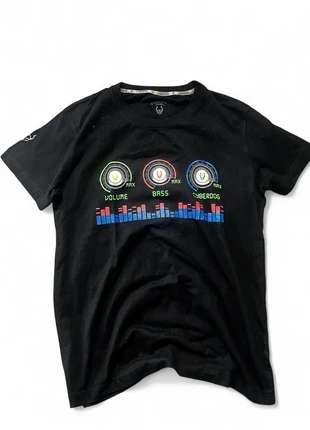 T-shirt Cyberdog London noir imprimé Volume Bass – Taille M, marque: Cyberdog, état: Très bon état, taille: M, 18,00 €, 19,60 € Protection acheteurs incluse