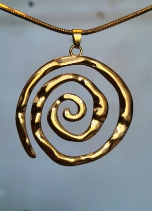 Gave goudkleurige ketting swirl ●stainlesssteel, staat: Heel goed, € 6,95, € 8,00 inclusief Kopersbescherming Pro