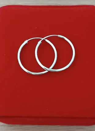 Boucles d'oreilles créoles en argent sterling 925, marca: Argent, estado: Nuevo con etiquetas, 6,00 €, 7,00 € Protección al comprador incluida