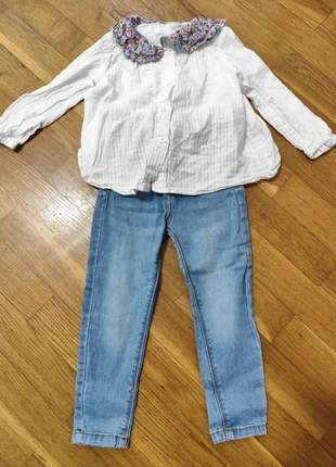 Conjunto blusa y vaquero niña 💕92-98cm, marque: Zara, état: Très bon état, taille: 24-36 mois / 92 cm, 10,00 €, 11,20 € Protection acheteurs incluse