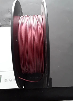 Filament PLA rouge métallisé, brand: arianplast, condition: Very good, €7.50, €8.58 includes Buyer Protection