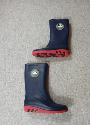 Bottes de pluie enfant bleu marine semelle rouge Panda Fun Taille 31, brand: Panda, condizioni: Ottime, taglia: 31, €11.00, €12.25 include la Protezione acquisti Pro