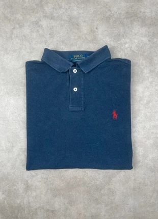 Polo Ralph Lauren bleu marine taille M slim fit - Logo brodé rouge, marke: Ralph Lauren, zustand: Sehr gut, größe: M, 24,90 €, 26,85 € inklusive Vinted-Käuferschutz