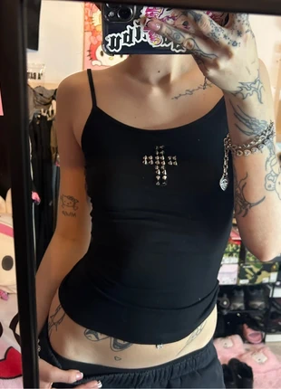 custom top spikes cross, merk: cross, staat: Heel goed, maat: XS / 34 / 6, € 18,00, € 19,60 inclusief Kopersbescherming