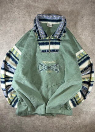 Polaire vert vintage Dynamic Style 1/4 zip (XL) - Crazy fleece - 80/90’s/2000’s, brand: Vintage Dressing, condition: Very good, size: XL, €34.00, €36.40 includes Buyer Protection