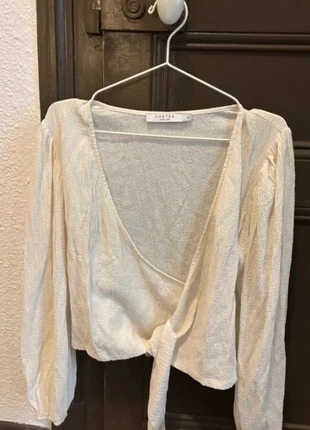 Tie up blouse, marque: Fashion, état: Très bon état, taille: S / 36 / 8, 5,00 €, 5,95 € Protection acheteurs incluse