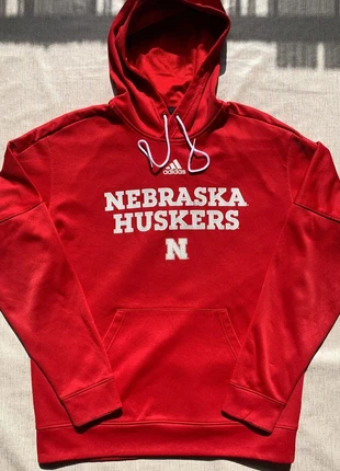 Nebraska Huskers Red Hoodie - Adidas - Size M, marca: adidas, estado: Bueno, tamaño: M, 7,00 €, 7,35 € Protección al comprador incluida