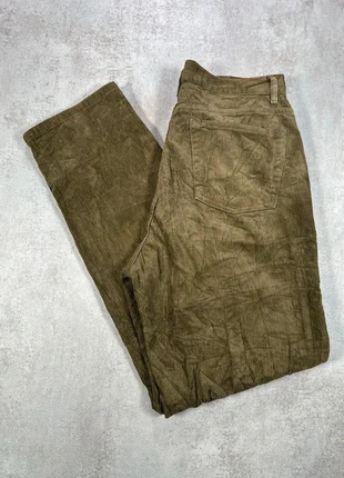 Pantalon Vintage En Velours Côtelé / Corduroy Gap olive texture droite taille 12, marke: GAP, zustand: Sehr gut, größe: L / 40 / 12, 18,00 €, 19,60 € beinhaltet Vinted-Käuferschutz Pro