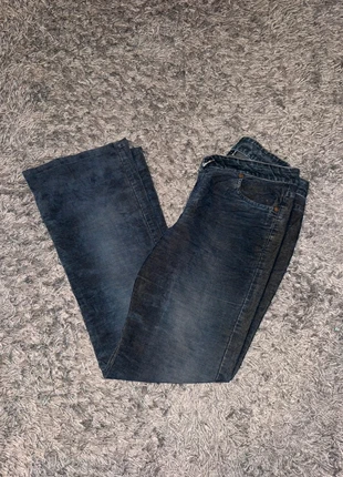 Pantalon En Velours Côtelé / Corduroy Stradivarius marine coton cotelé coupe slim taille 40, marque: Vintage Dressing, état: Très bon état, taille: L / 40 / 12, 4,00 €, 4,90 € Protection acheteurs incluse