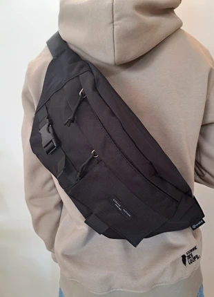 Grand sac banane XXL, homme streetwear Y2K, oversize, toile noire, crossbody, sport, cadeau Noël, brand: y2k, condition: Very good, €29.00, €31.15 includes Buyer Protection Pro