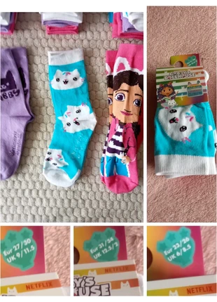 Un paquet de 3 paires de chaussettes gabby chat, marque: Dollhouse, état: Très bon état, taille: 31-33, 4,50 €, 5,43 € Protection acheteurs (Pro) incluse