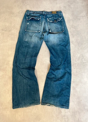 Pepe Jeans flare bleu délavé M – Jean évasé coupe large vintage, marque: Pepe Jeans, état: Très bon état, taille: M, 45,00 €, 47,95 € Protection acheteurs incluse