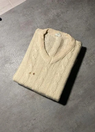 Pull Aran Vintage Irish Wool en 100% pure laine Beige en maille torsadée taille M, marke: Aran Crafts, zustand: Sehr gut, größe: M, 29,99 €, 32,19 € inklusive Vinted-Käuferschutz