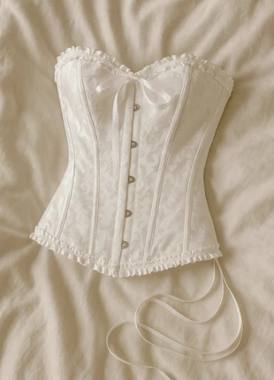 Corset sculptant blanc à lacets neuf taille M, brand: sansnom., condizioni: Nuovo con cartellino, taglia: M / IT 42 / EU 38, €25.00, €26.95 include la Protezione acquisti