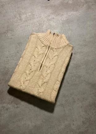 Pull Half zip Gant Aran Vintage Irish Wool en 100% pure laine Beige en maille torsadée taille L, marque: Aran Crafts, état: Très bon état, taille: L, 29,99 €, 32,19 € Protection acheteurs incluse