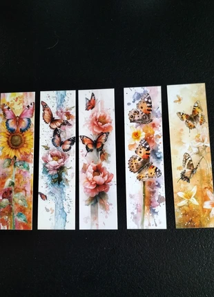 🌈 Lot de 5 marque page imprimé papillons 🌈, marque: Fashion, état: Très bon état, 3,00 €, 3,85 € Protection acheteurs incluse