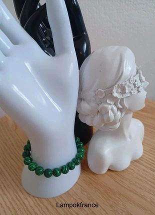 Malachite Bracelet en pierres naturelles 19cm, condizioni: Ottime, €12.00, €13.30 include la Protezione acquisti Pro