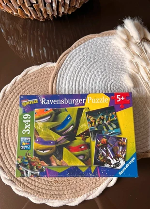 🧩 Ravensburger Puzzel – Teenage Mutant Ninja Turtles | 3 x 49 stukjes 🐢, marque: Ravensburger, état: Très bon état, 3,50 €, 4,38 € Protection acheteurs incluse