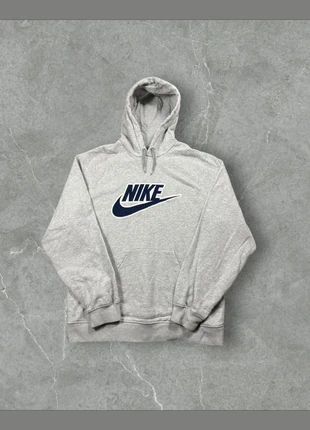 Pull a capuche Nike unis gris logo floqué bleu marine- L homme, marque: Nike, état: Très bon état, taille: L, 27,00 €, 29,05 € Protection acheteurs (Pro) incluse