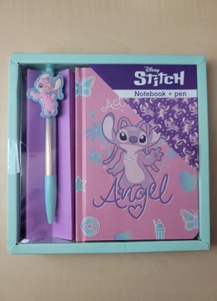 Coffret carnet angel et stylo, Stitch, marke: Disney, zustand: Neu, mit Etikett, größe: 3 Jahre / 98, 4,00 €, 4,90 € inklusive Vinted-Käuferschutz