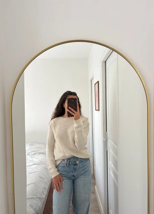 Pull blanc boutons épaules Kiabi, marque: Kiabi, état: Très bon état, taille: S / 36 / 8, 6,00 €, 7,00 € Protection acheteurs incluse